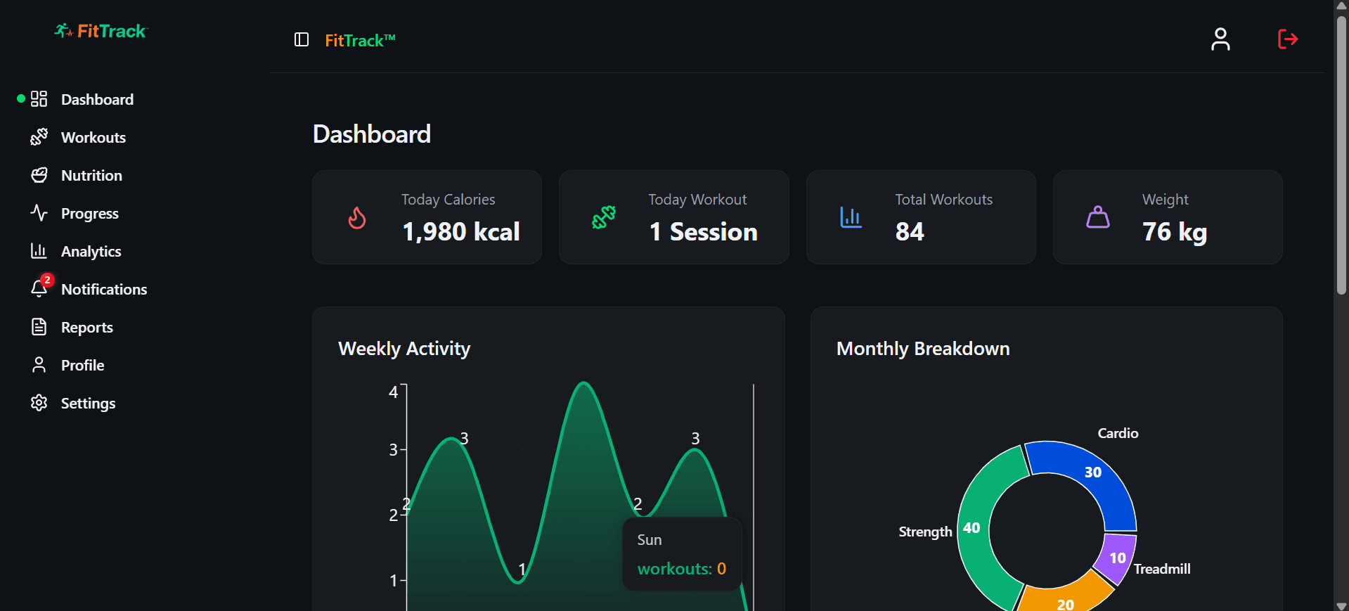 FitTrack App